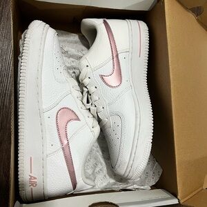 Nike Kids Sneakers White and Rose Gols
